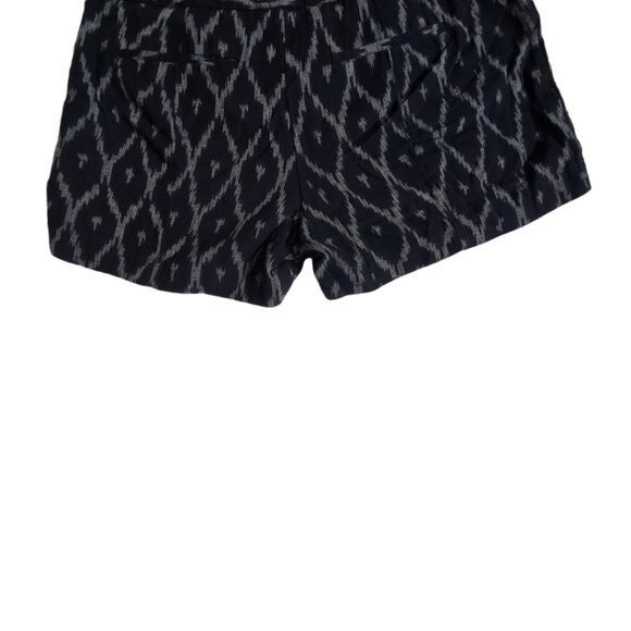 Gap Ikat black gray white canvas shorts sz 2 - Picture 6 of 15